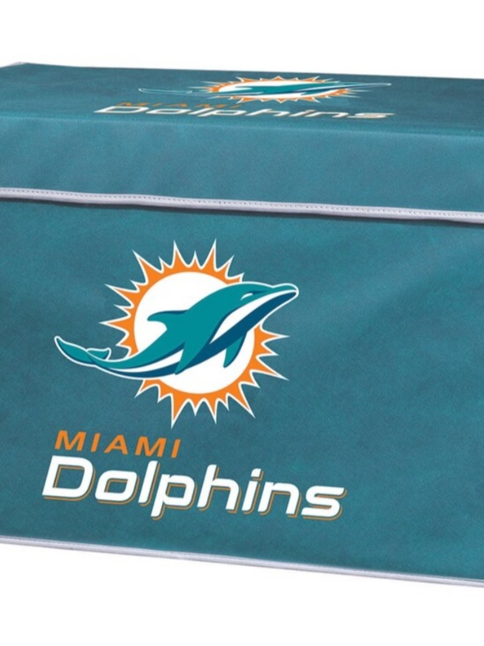 Miami Dolphins Collapsible Foot Locker by Franklin Sports **Discontinued**